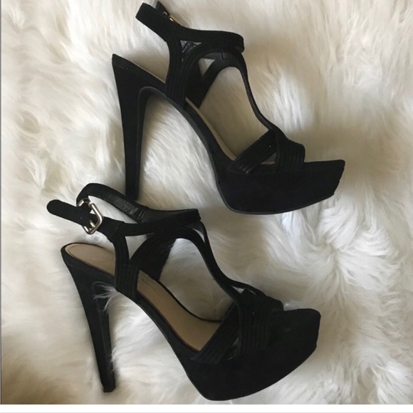 Jessica Simpson Platform Heels Black - Picture 2 of 2